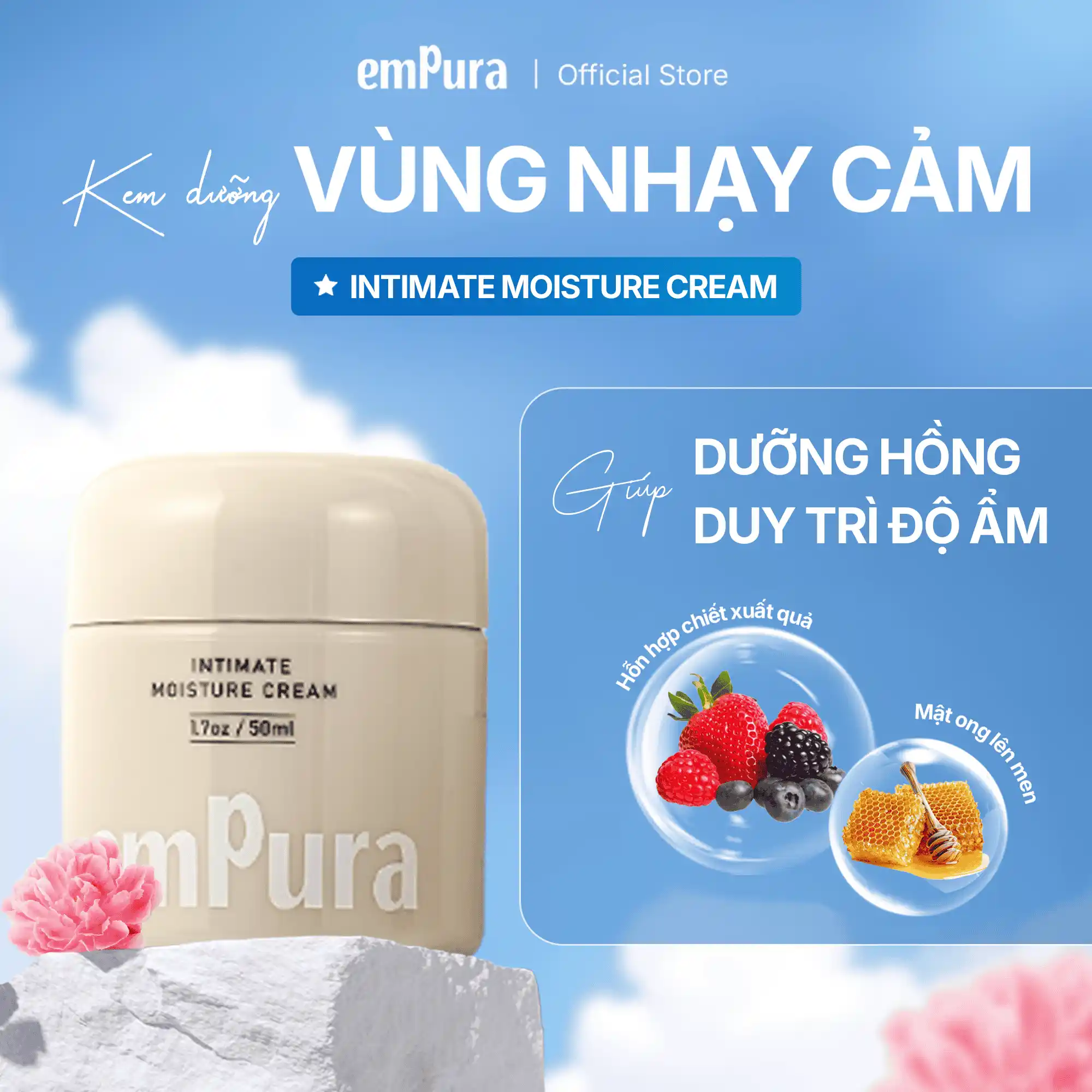 kem dưỡng vùng kín mờ thâm empura