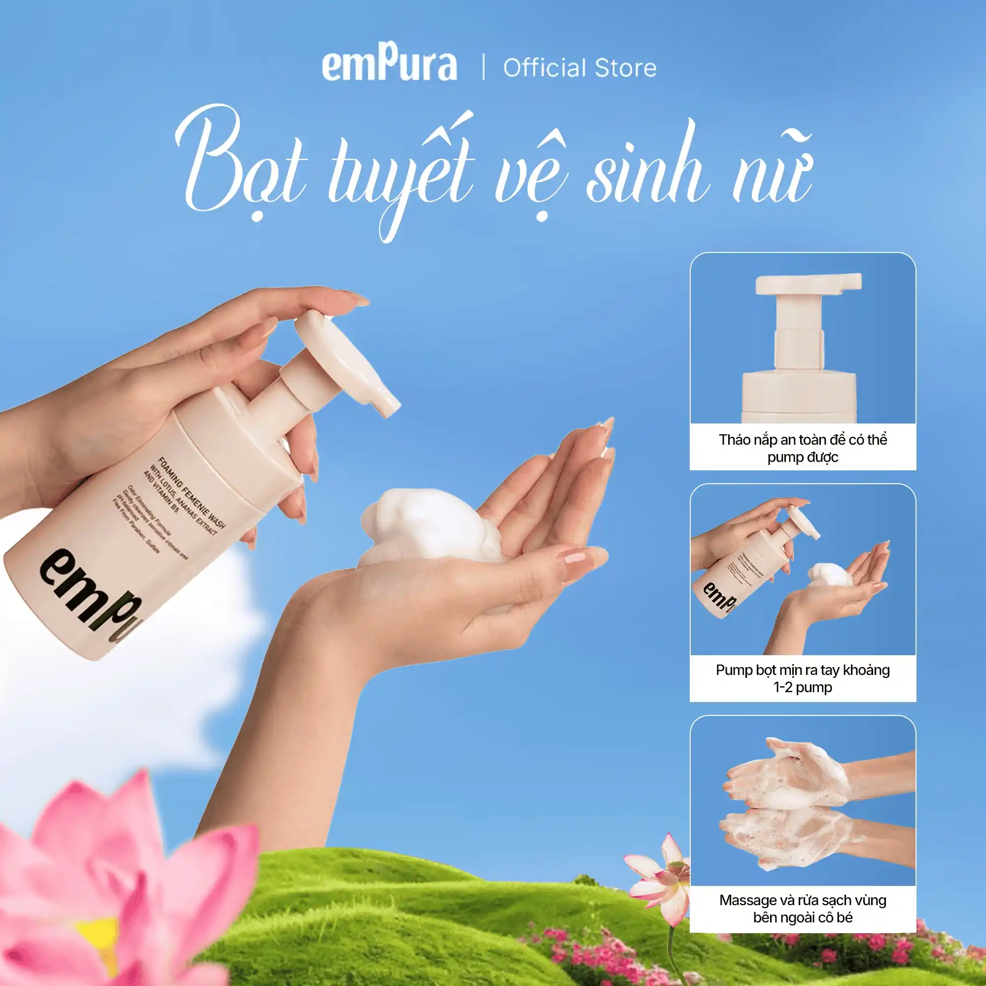 Dung dịch Vệ Sinh Dưỡng Ẩm 200ml EMPURA - ảnh phụ 6