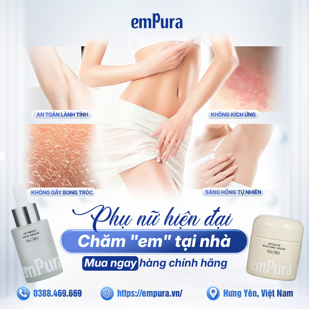 kem dưỡng vùng kín mờ thâm empura