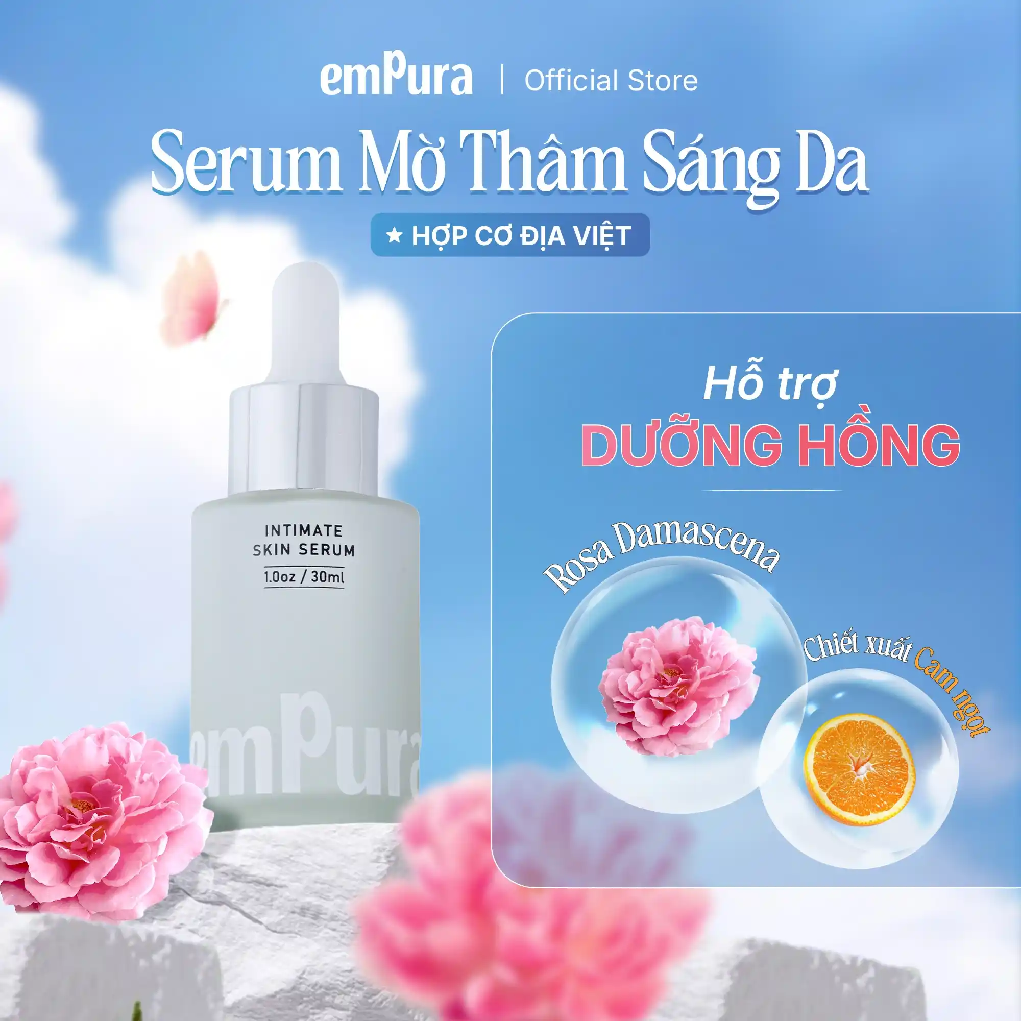 kem dưỡng vùng kín mờ thâm empura