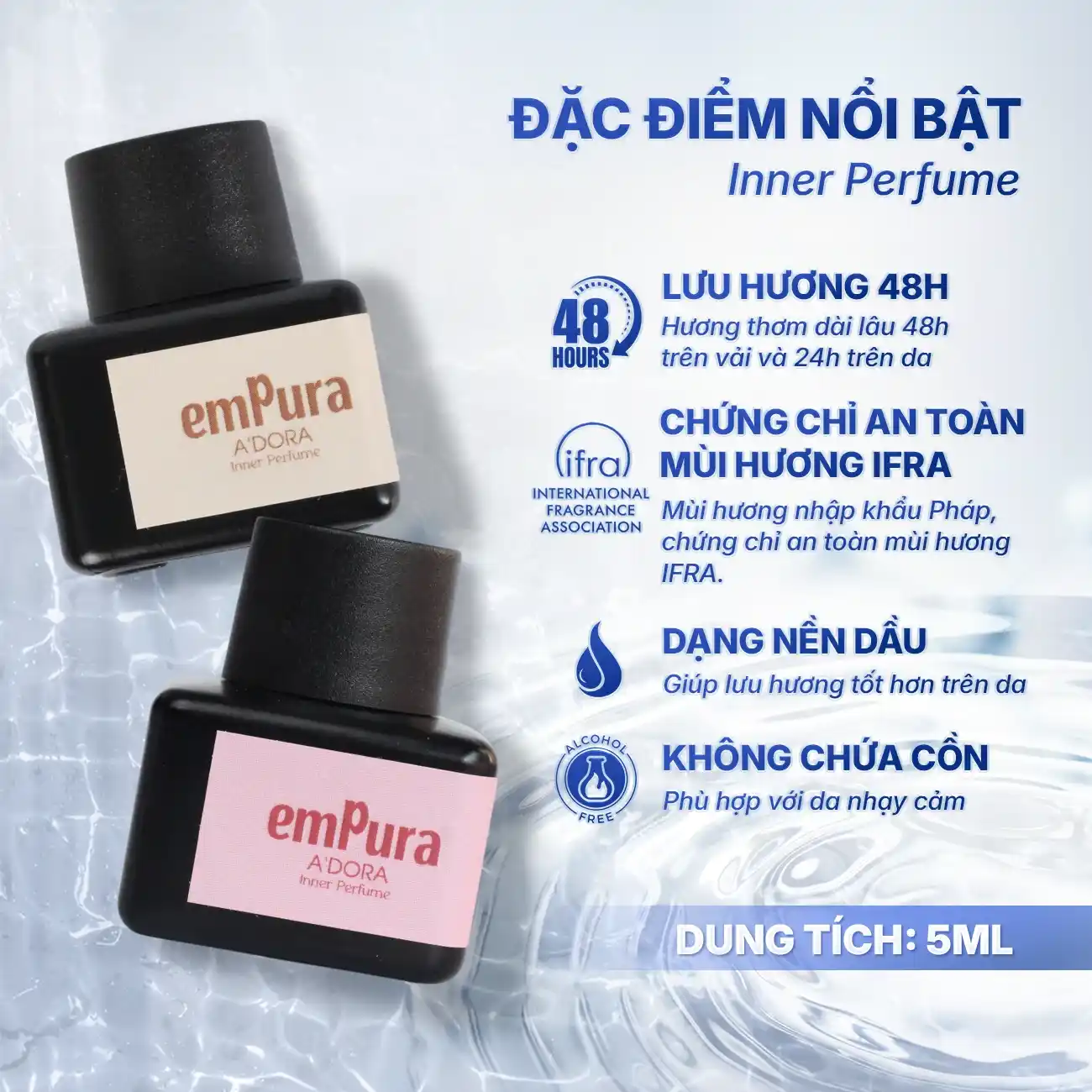 Nước hoa vùng kín empura 5ml