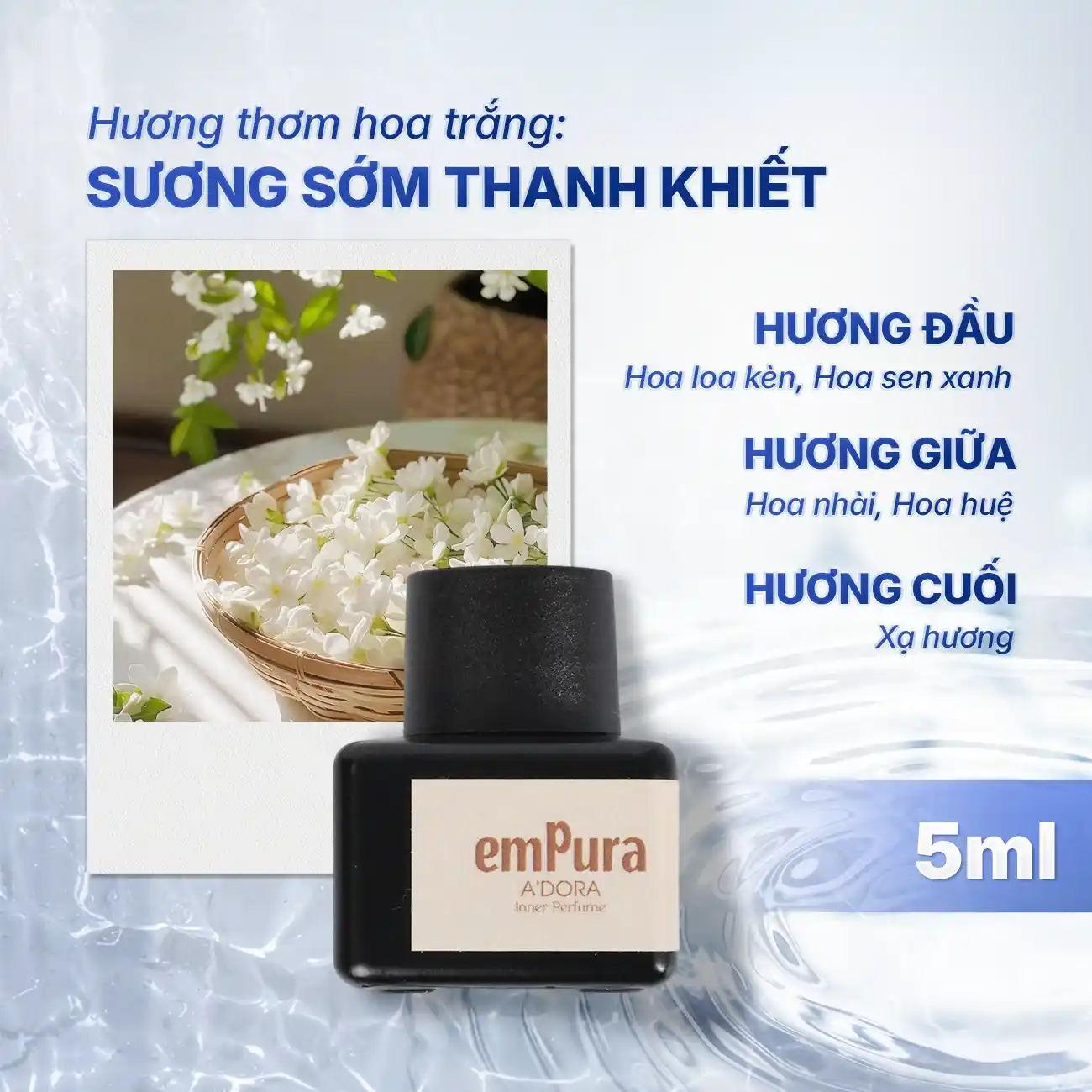 Nước hoa vùng kín empura 5ml