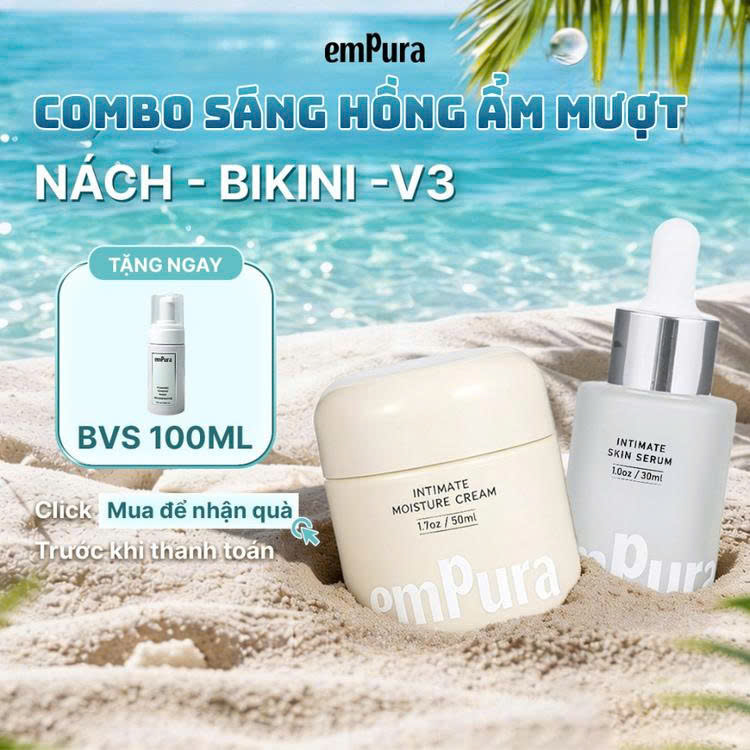 kem dưỡng vùng kín mờ thâm empura